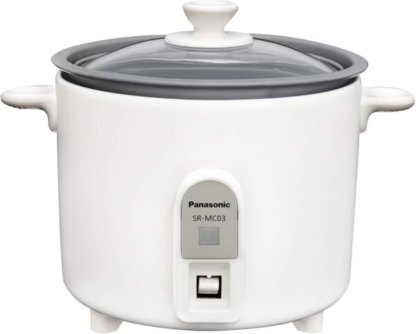 Panasonic Mini Rice Cooker SR-MC03-W review compact design and performance tested