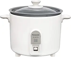 Panasonic Mini Rice Cooker SR-MC03-W review compact design and performance tested