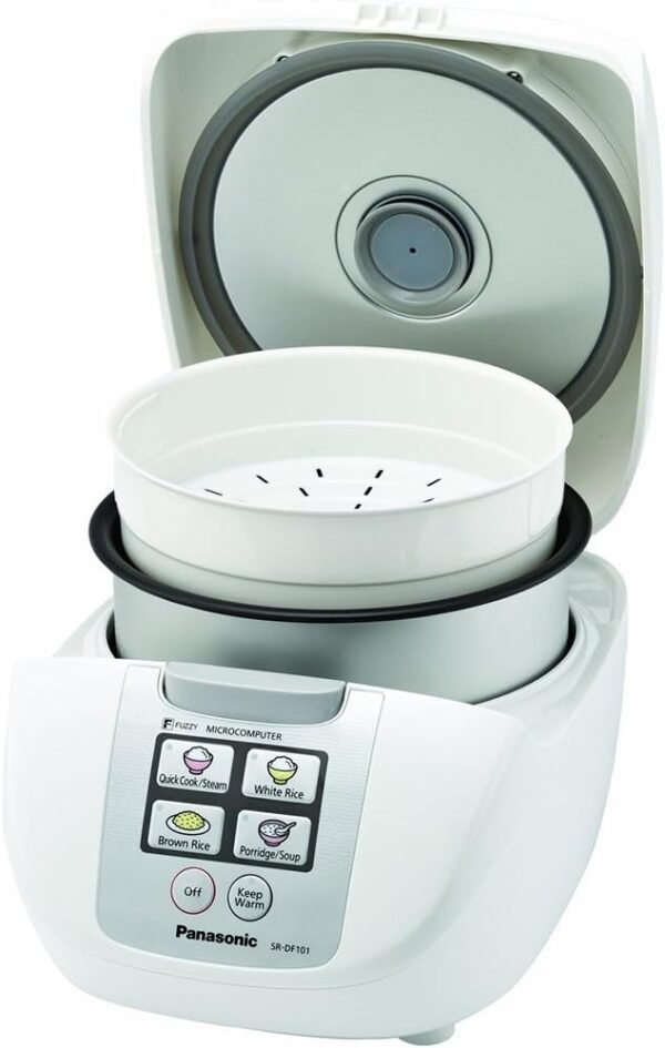 61aa8rrMpBL._AC_SL1000_ Panasonic SR-DF101 Rice Cooker Review Compact Design with Fuzzy Logic and One-Touch Features
