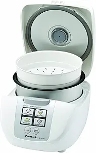 Panasonic SR-DF101 Rice Cooker Review Compact Design with Fuzzy Logic and One-Touch Features