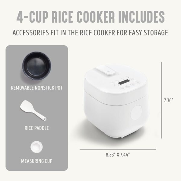 GreenLife Digital Rice Cooker Review Compact Design with Nonstick Ceramic and Fuzzy Logic Tech