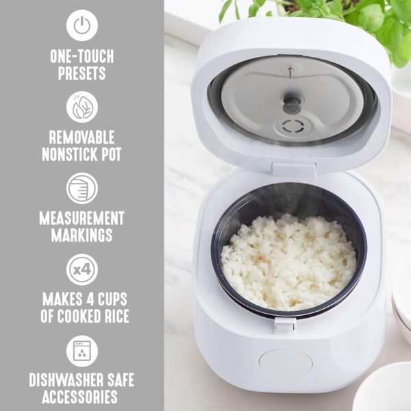 GreenLife Digital Rice Cooker Review Compact Design with Nonstick Ceramic and Fuzzy Logic Tech