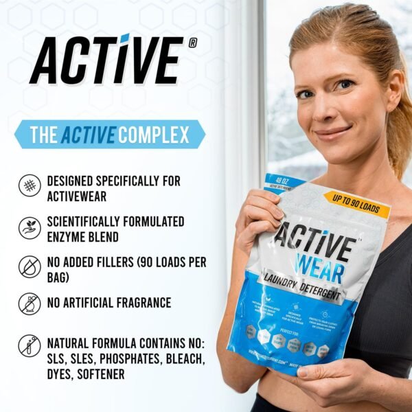 Active Wear Laundry Detergent Review ACTIVE Powder for Sweat and Gym Clothes