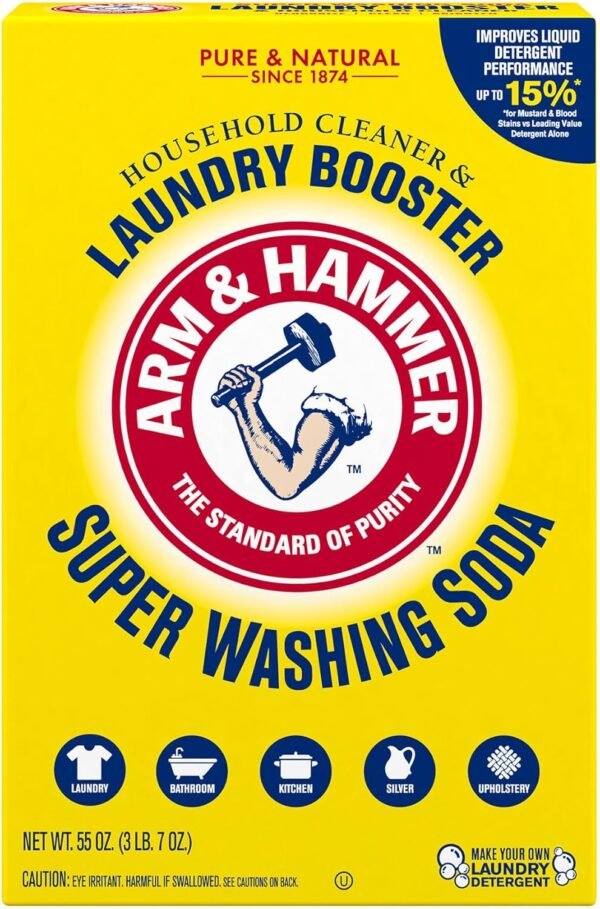 ARM & HAMMER Super Washing Soda review versatile cleaner and laundry booster effectiveness