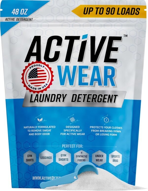 Active Wear Laundry Detergent Review ACTIVE Powder for Sweat and Gym Clothes