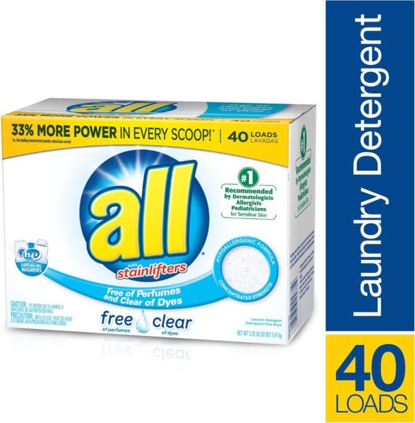 All All-Purpose Powder Detergent 52 Oz review for sensitive skin users