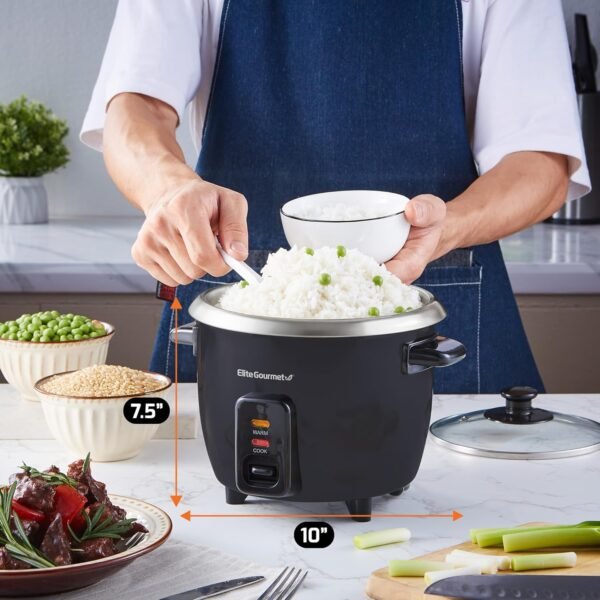 Elite Gourmet ERC003B Rice Cooker Review Perfect for Soups, Stews, and Fluffy Rice