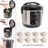 91-VVyYJaML._AC_SL1500_ Moss & Stone Small Digital Rice Cooker Review 8-Cup Steamer with 10 Preset Settings